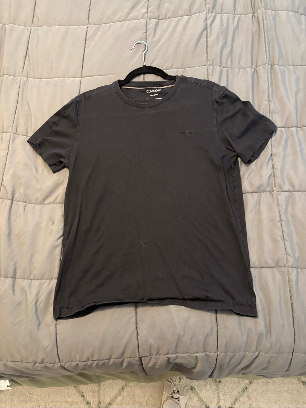Calvin Klein Men's Black Short-Sleeve Crew Neck Tee